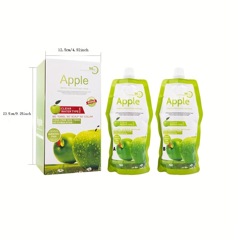 Original Apple Hair Color Cream – Nourishing Long-Lasting Hair Dye for Men & Women