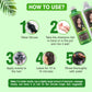 Professional Hair Dye Shampoo – 5-in-1 Grey Hair Coverage Shampoo with Natural Extracts