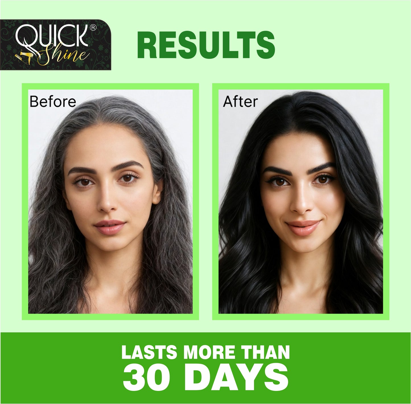 Hair Color Shampoo with Argan Oil & Keratin Extract – 5 in 1 Hair Dye Shampoo for Grey Hair